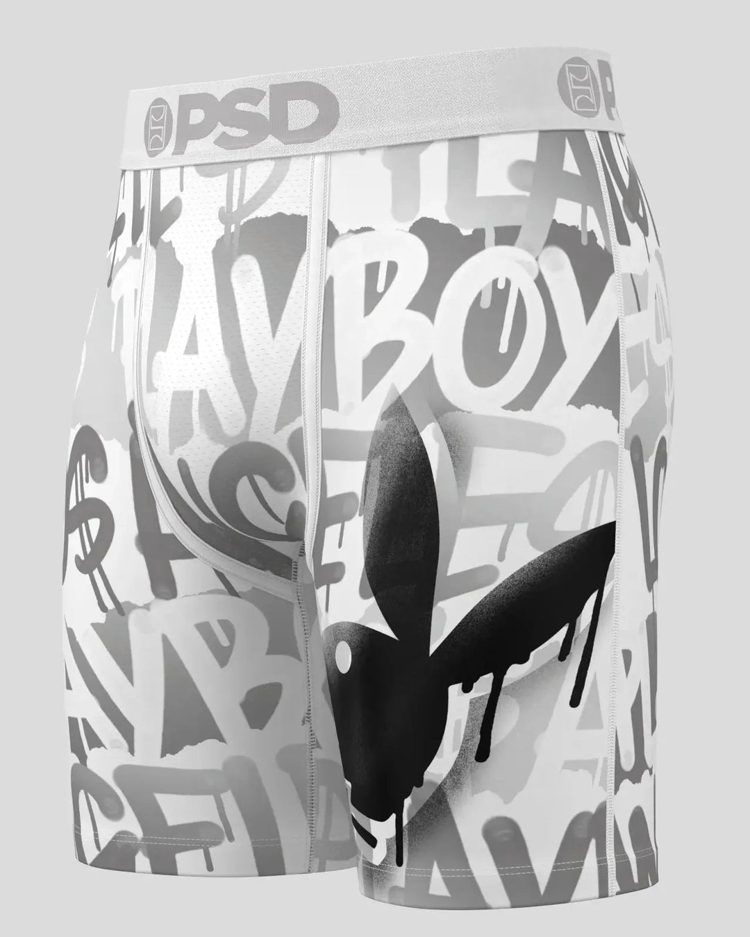 PSD Playboy Silver Spray Boxer Briefs - PSDTheOGshop.com