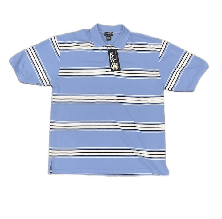 Caltop Short Sleeve Striped Polo Shirt - PoloCalTopTheOGshop.com