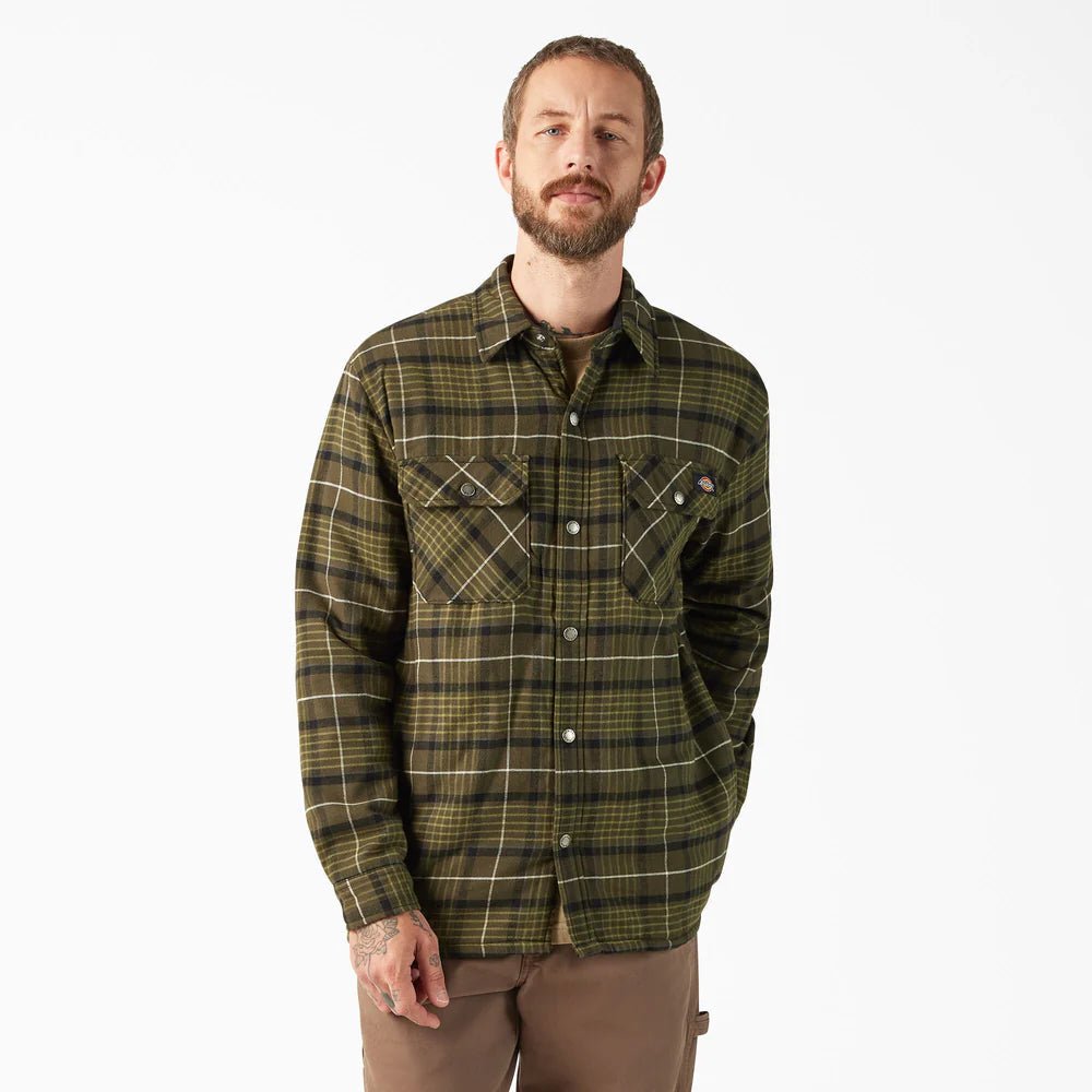Dickies Fleece Lined Flannel Jacket - FlannelDickiesTheOGshop.com
