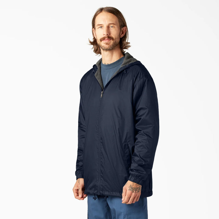 Dickies Fleece Lined Nylon Hooded Jacket - JacketDickiesTheOGshop.com