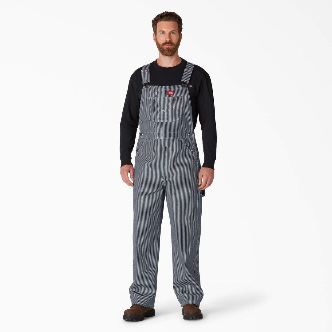 Dickies Hickory Striped Bib Overalls - Bib OverallsDickiesTheOGshop.com