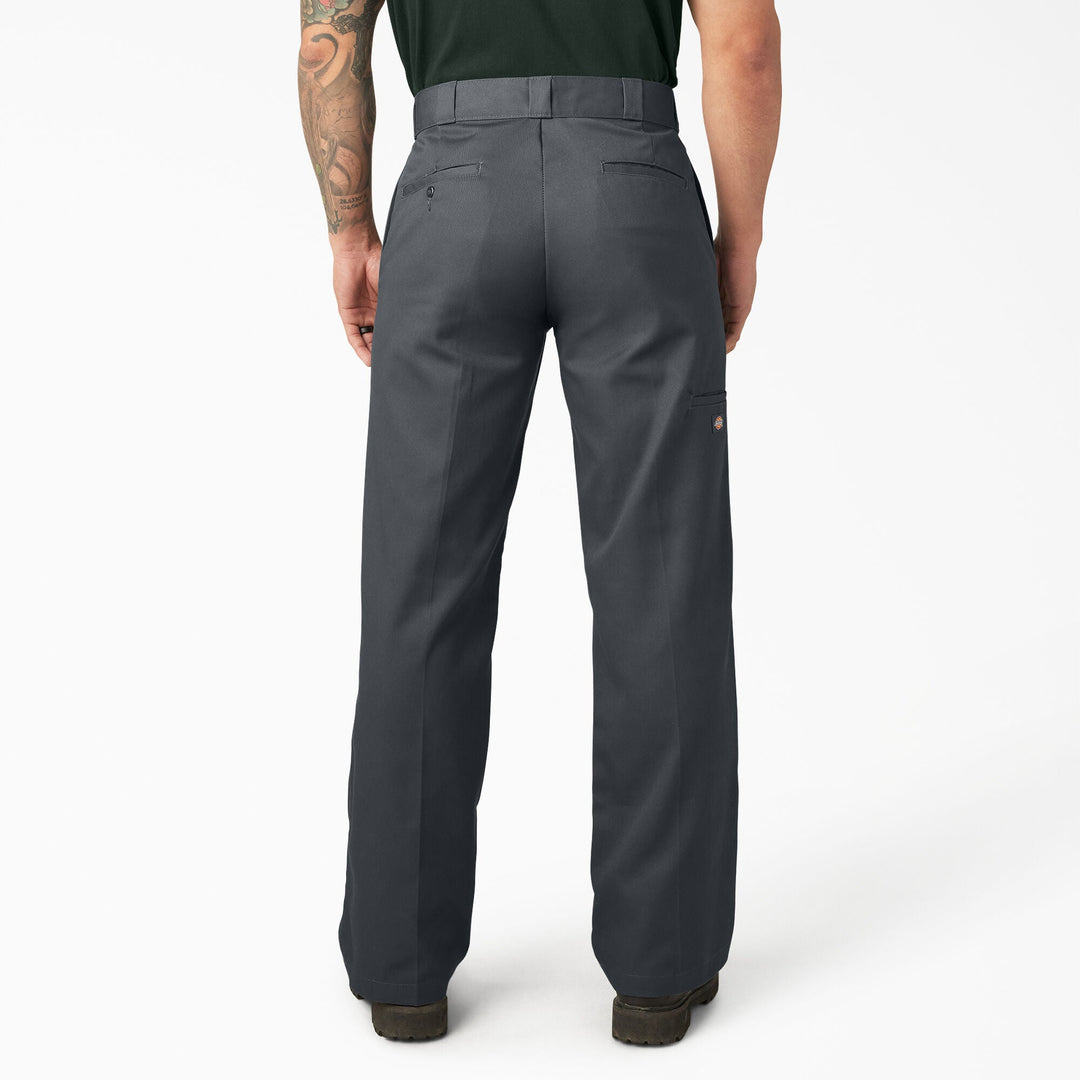 Dickies Loose Fit Double Knee Work Pants Charcoal Gray - PantsDickiesTheOGshop.com