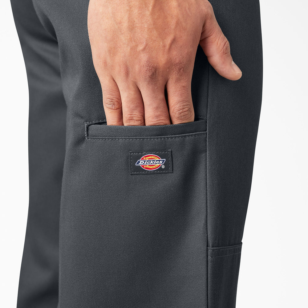 Dickies Loose Fit Double Knee Work Pants Charcoal Gray - PantsDickiesTheOGshop.com