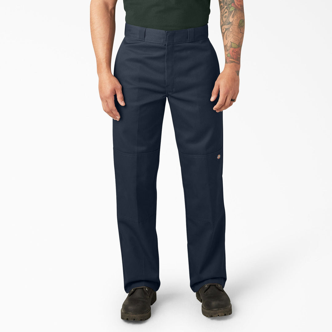 Dickies Loose Fit Double Knee Work Pants Dark Navy - PantsDickiesTheOGshop.com