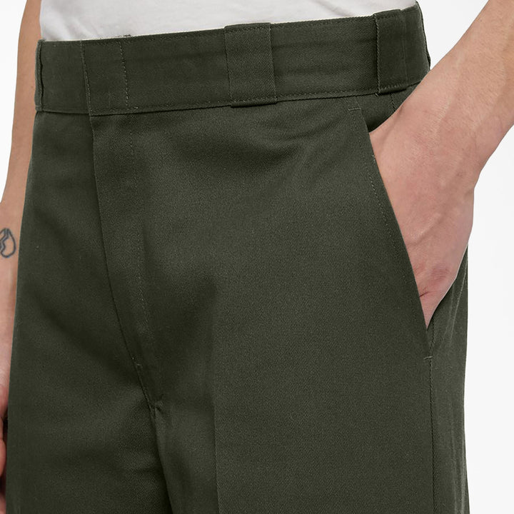 Dickies Loose Fit Double Knee Work Pants Olive Green - PantsDickiesTheOGshop.com