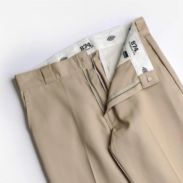 Dickies Original 874 Twill Work Pants Khaki - PantsDickiesTheOGshop.com