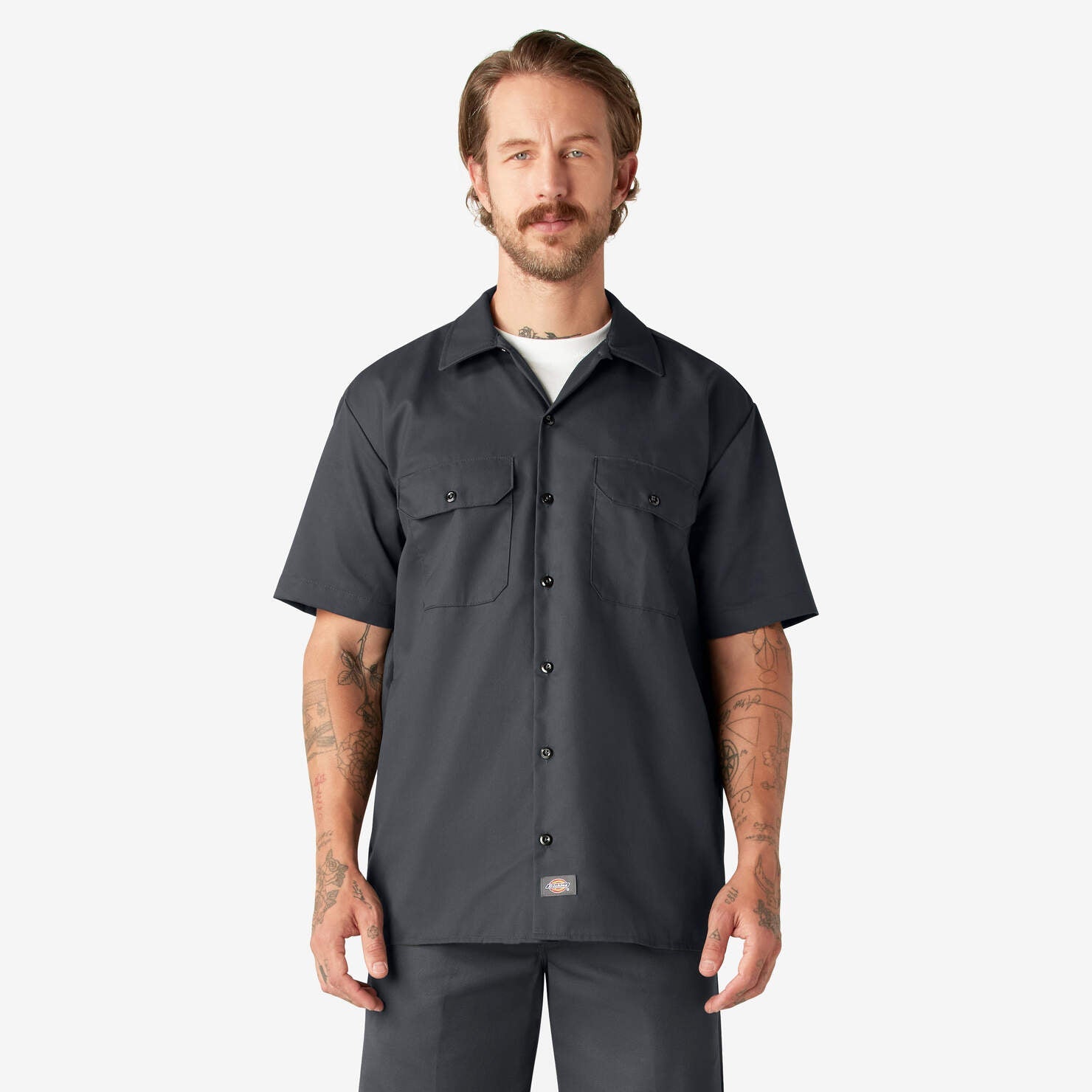 トップス HTC Dickies Short Sleeve Work Shirt DynamicImageHandler_791a1ff2-