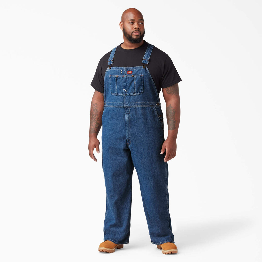 Dickies Stonewashed Indigo Bib Overalls - Bib OverallsDickiesTheOGshop.com