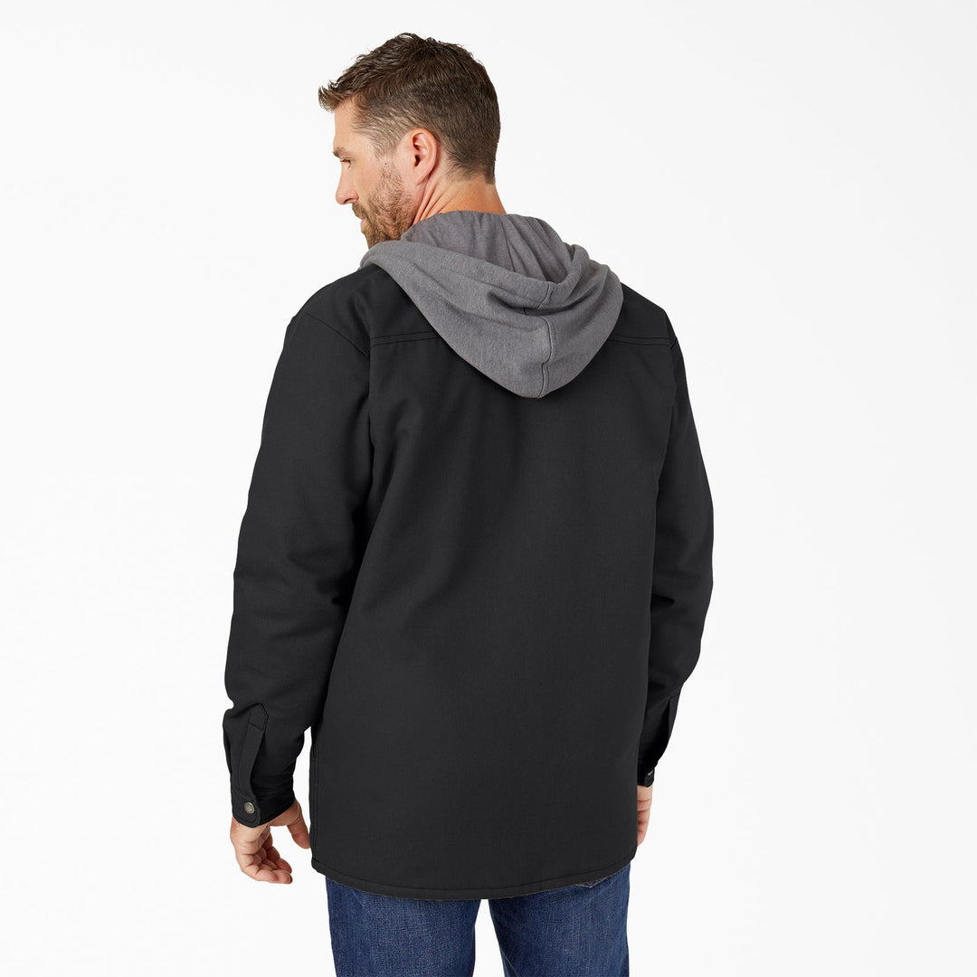 Dickies Water Repellent Duck Hooded Shirt Jacket - JacketDickiesTheOGshop.com