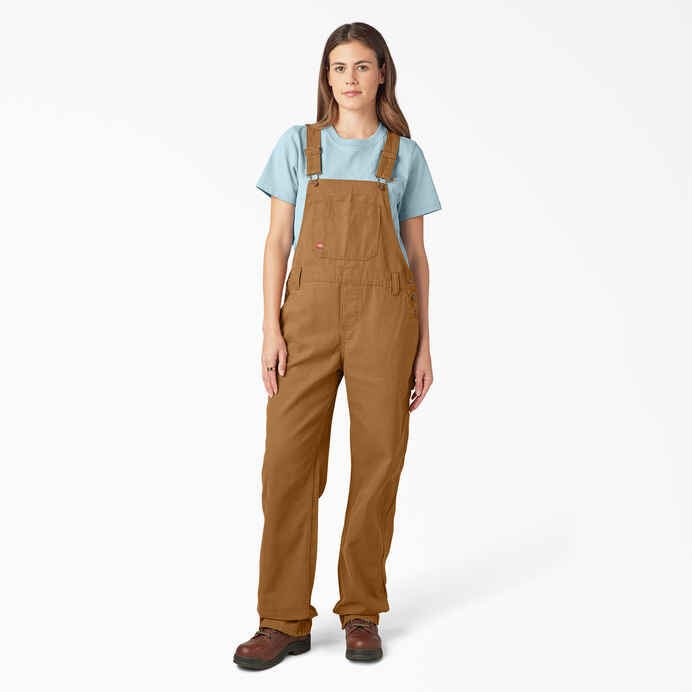 Dikcies Women's Relaxed Fit Bib Overalls - Bib OverallsDickiesTheOGshop.com