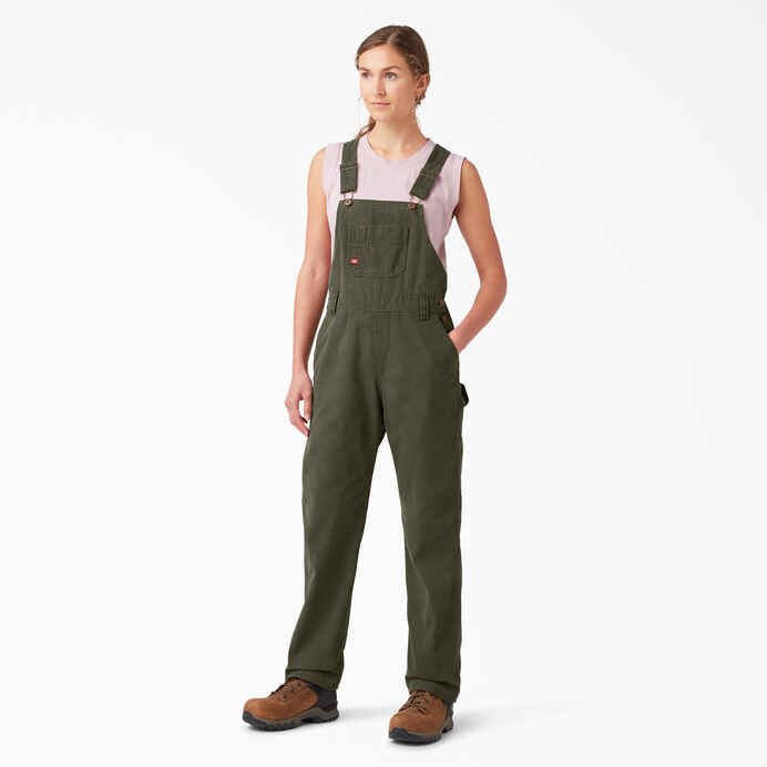 Dikcies Women's Relaxed Fit Bib Overalls - Bib OverallsDickiesTheOGshop.com