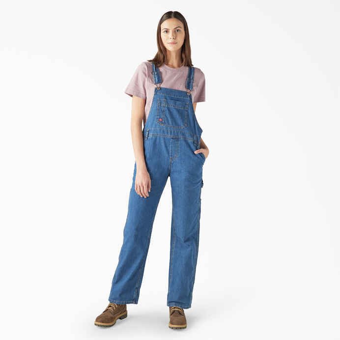 Dikcies Women's Relaxed Fit Bib Overalls - Bib OverallsDickiesTheOGshop.com