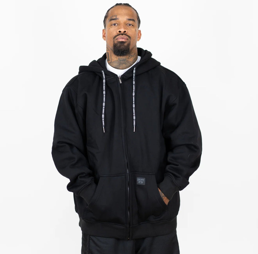 FB County 13oz Heavyweight Zip - Up Hoodie - SweaterFB CountyTheOGshop.com