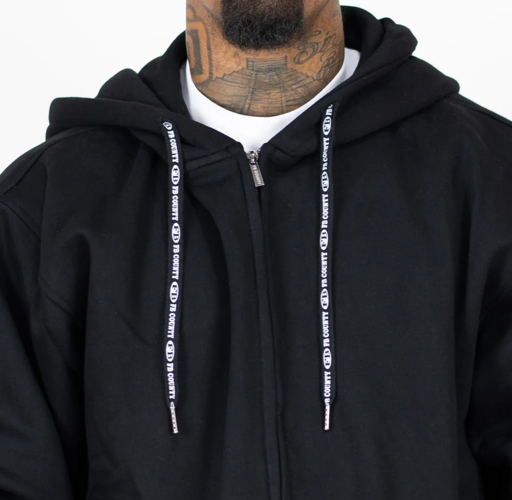 FB County 13oz Heavyweight Zip - Up Hoodie - SweaterFB CountyTheOGshop.com