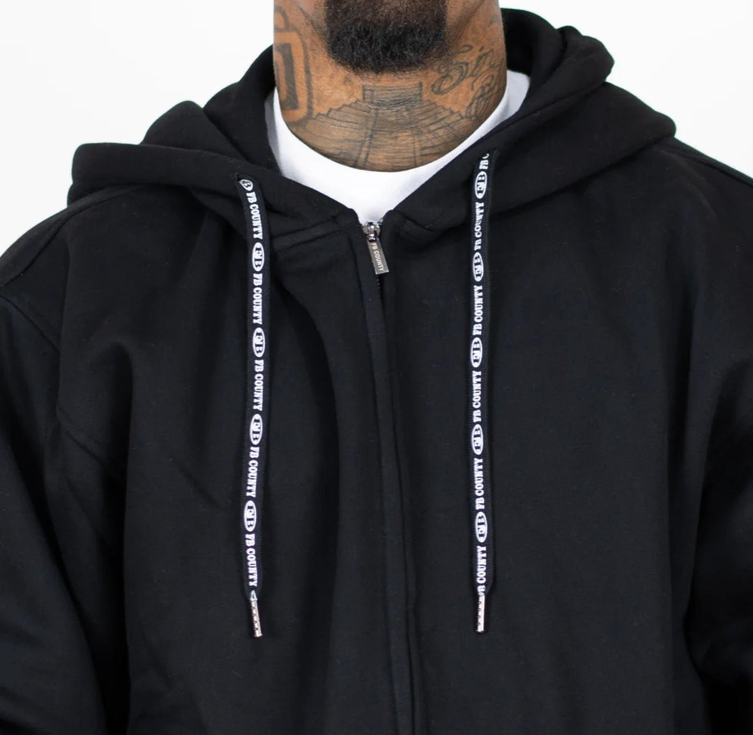 FB County 13oz Heavyweight Zip - Up Hoodie - SweaterFB CountyTheOGshop.com