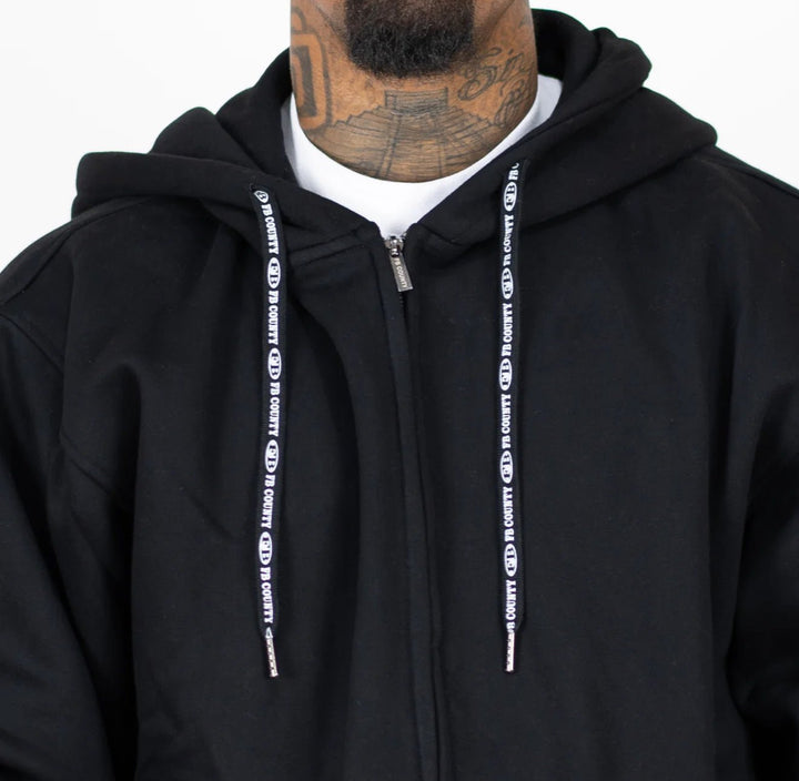 FB County 13oz Heavyweight Zip - Up Hoodie - SweaterFB CountyTheOGshop.com