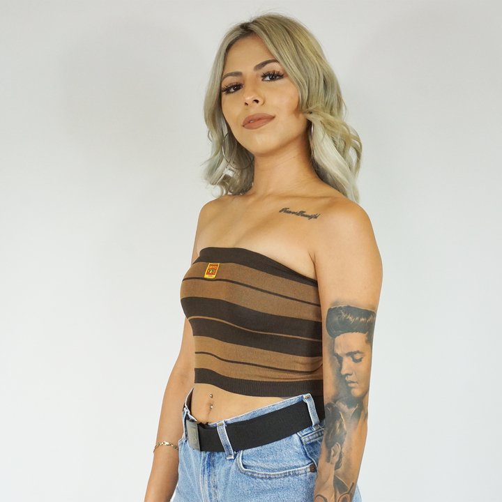 FB COUNTY CHARLIE BROWN TUBE TOP - Crop TopFB CountyTheOGshop.com