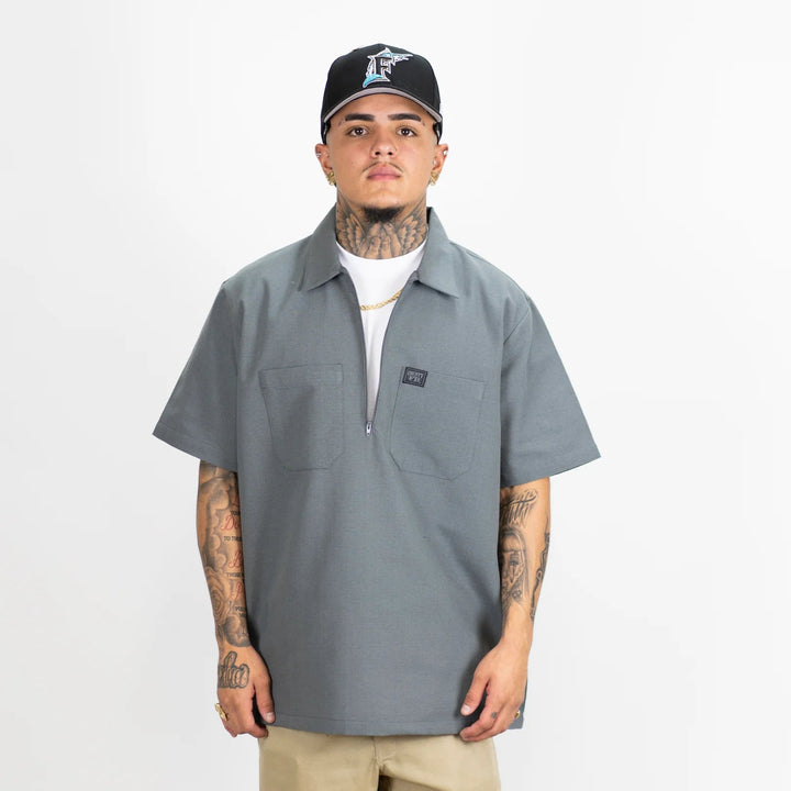 FB County Short Sleeve Zip Shirt - ShirtFB CountyTheOGshop.com