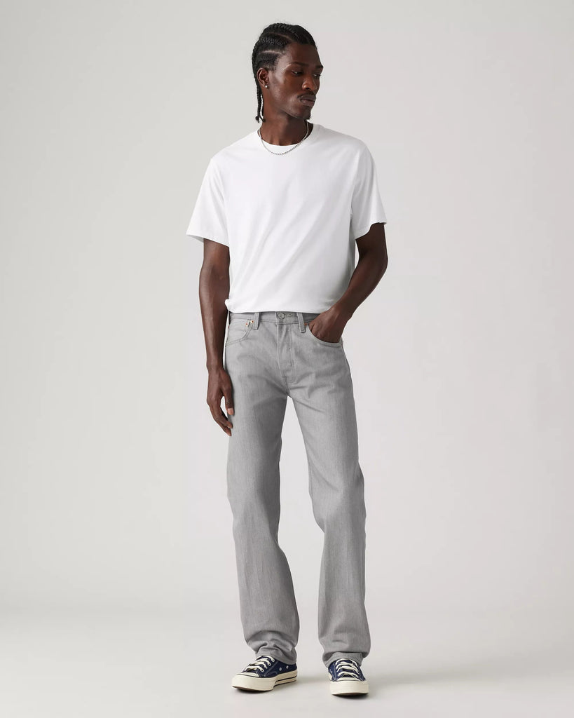 (取寄) リーバイス メンズ メンズ 501 オリジナル Levi's Mens men 501 Original Silver Rigid STF Levis 501® Original Shrink-to-Fit Men's Jeans Silver – TheOGshop.com