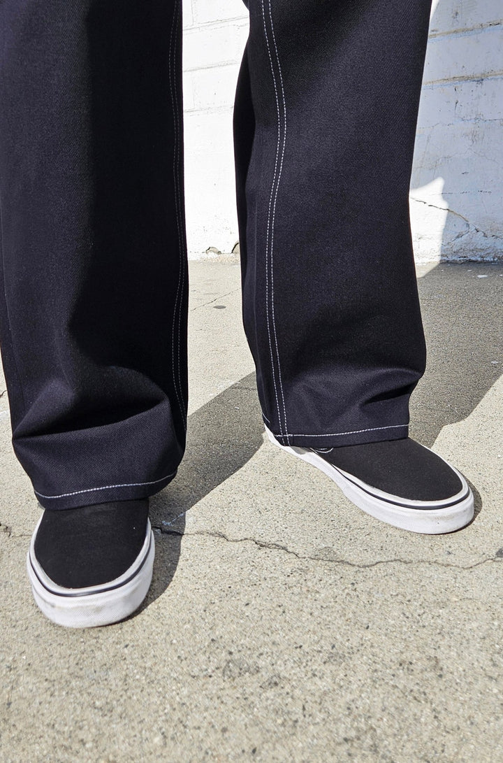 Neo Blue Denim Jet Black Baggy Denim Jeans - PantsNeo BlueTheOGshop.com
