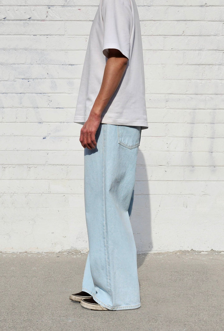 Neo Blue Super Baggy Denim Jeans - PantsNeo BlueTheOGshop.com