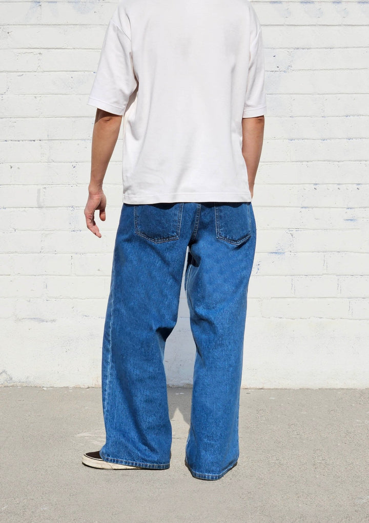 Neo Blue Super Baggy Denim Jeans - PantsNeo BlueTheOGshop.com