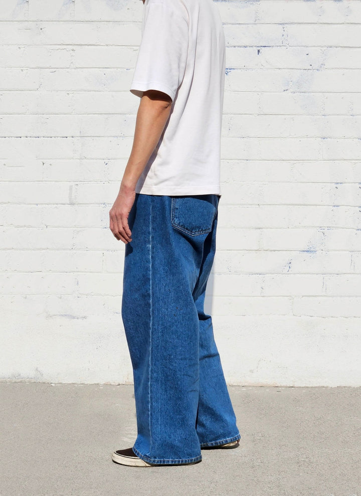Neo Blue Super Baggy Denim Jeans - PantsNeo BlueTheOGshop.com