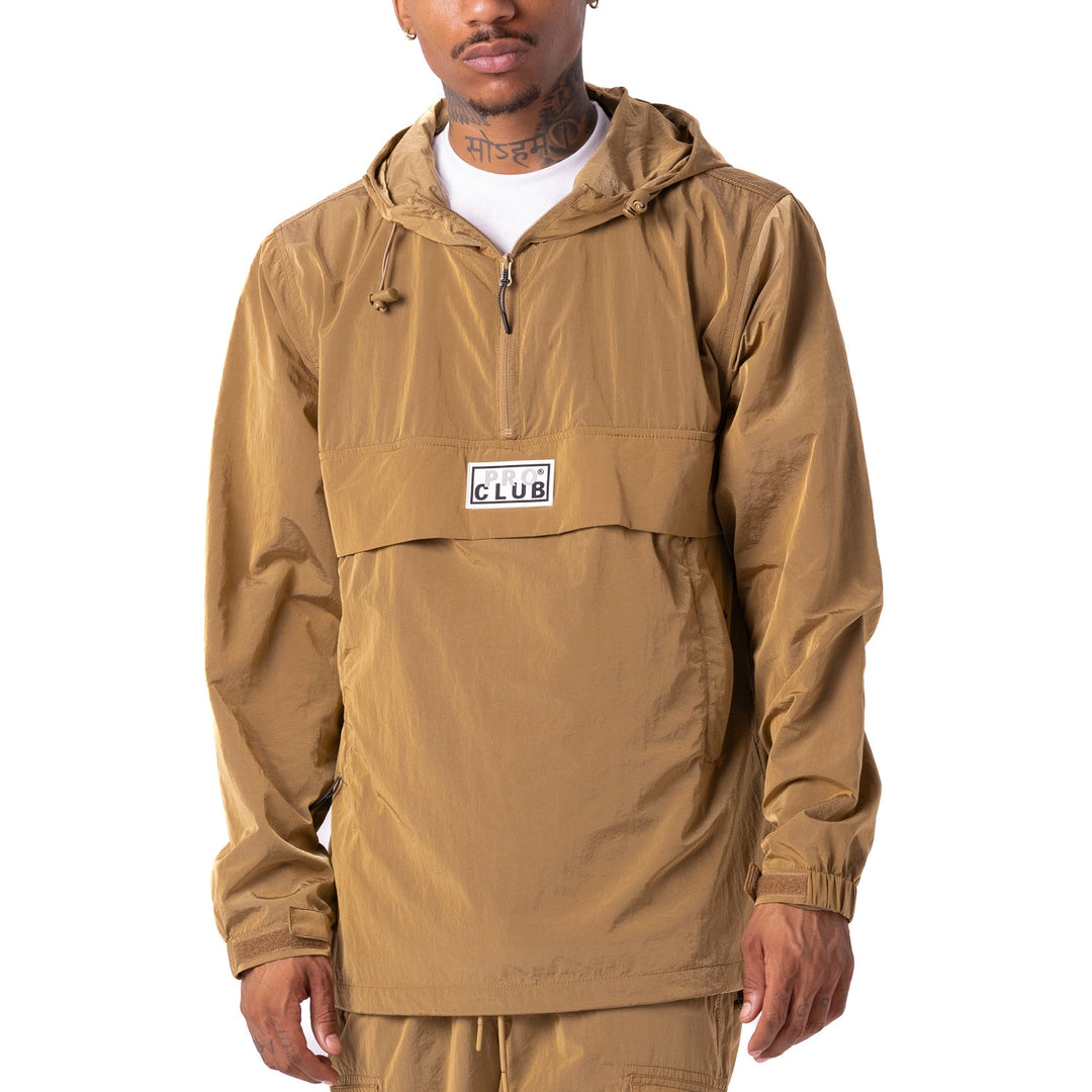 Pro Club Comfort Metallic Nylon Anorak Jacket - JacketPro ClubTheOGshop.com