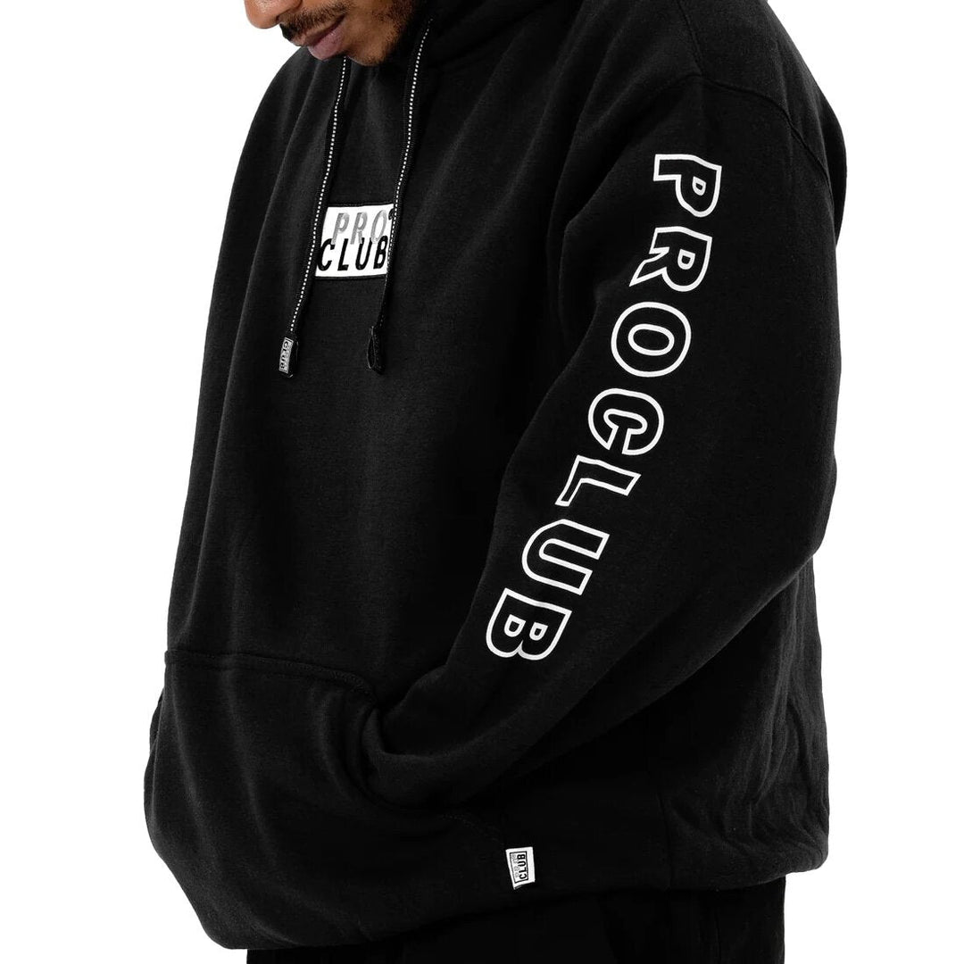 Pro Club Embroidered Box Logo Hoodie - SweatshirtPro ClubTheOGshop.com