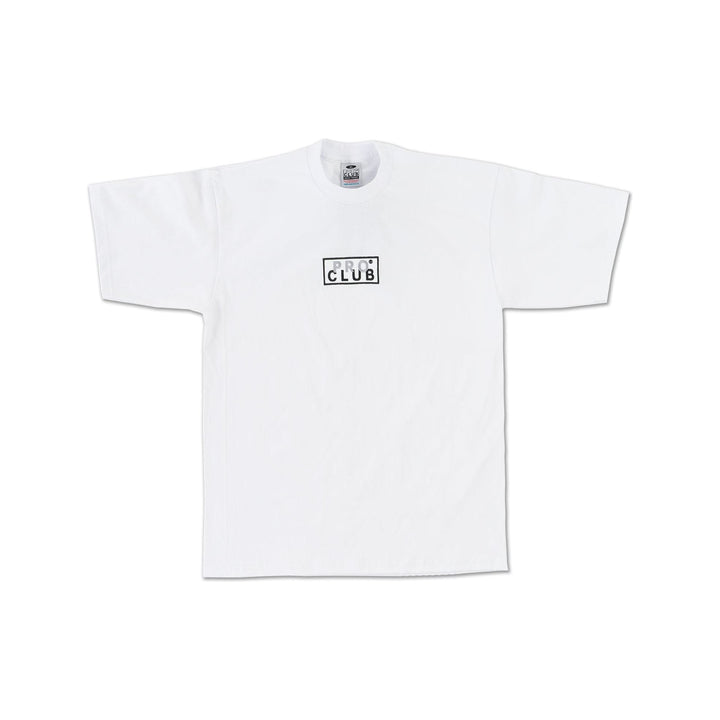 Pro Club Heavyweight Short Sleeve Embroidered Box Logo Tee - T ShirtsPro ClubTheOGshop.com