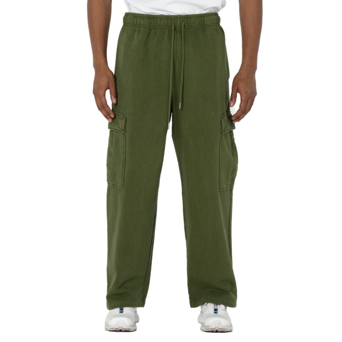 Pro Club Heavyweight Vintage Wash Cargo Sweatpants - SweatpantsPro ClubTheOGshop.com