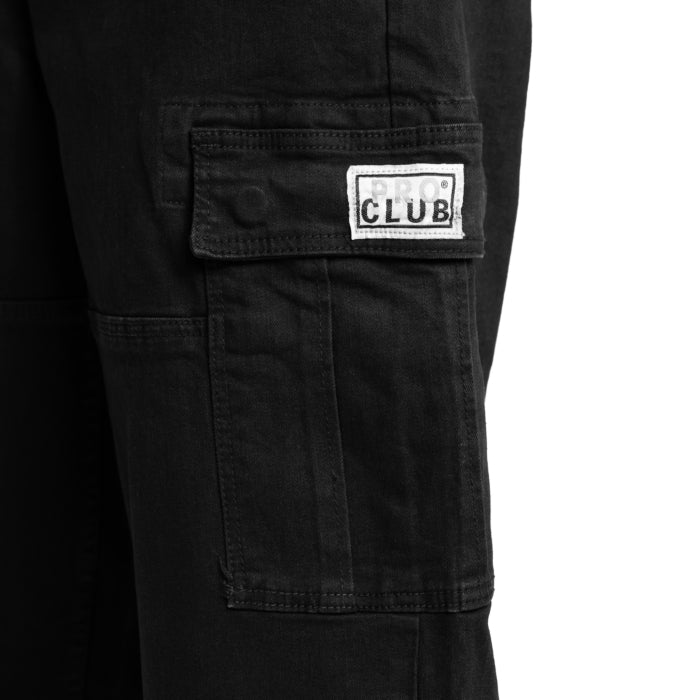 Pro Club Men's Heavyweight Baggy Fit Denim Cargo Pant - PantsPro ClubTheOGshop.com