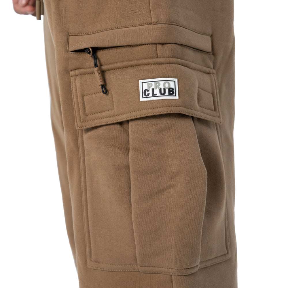 Pro Club Men's Heavyweight Basic Open Leg Cargo Sweatpant - SweatpantsPro ClubTheOGshop.com