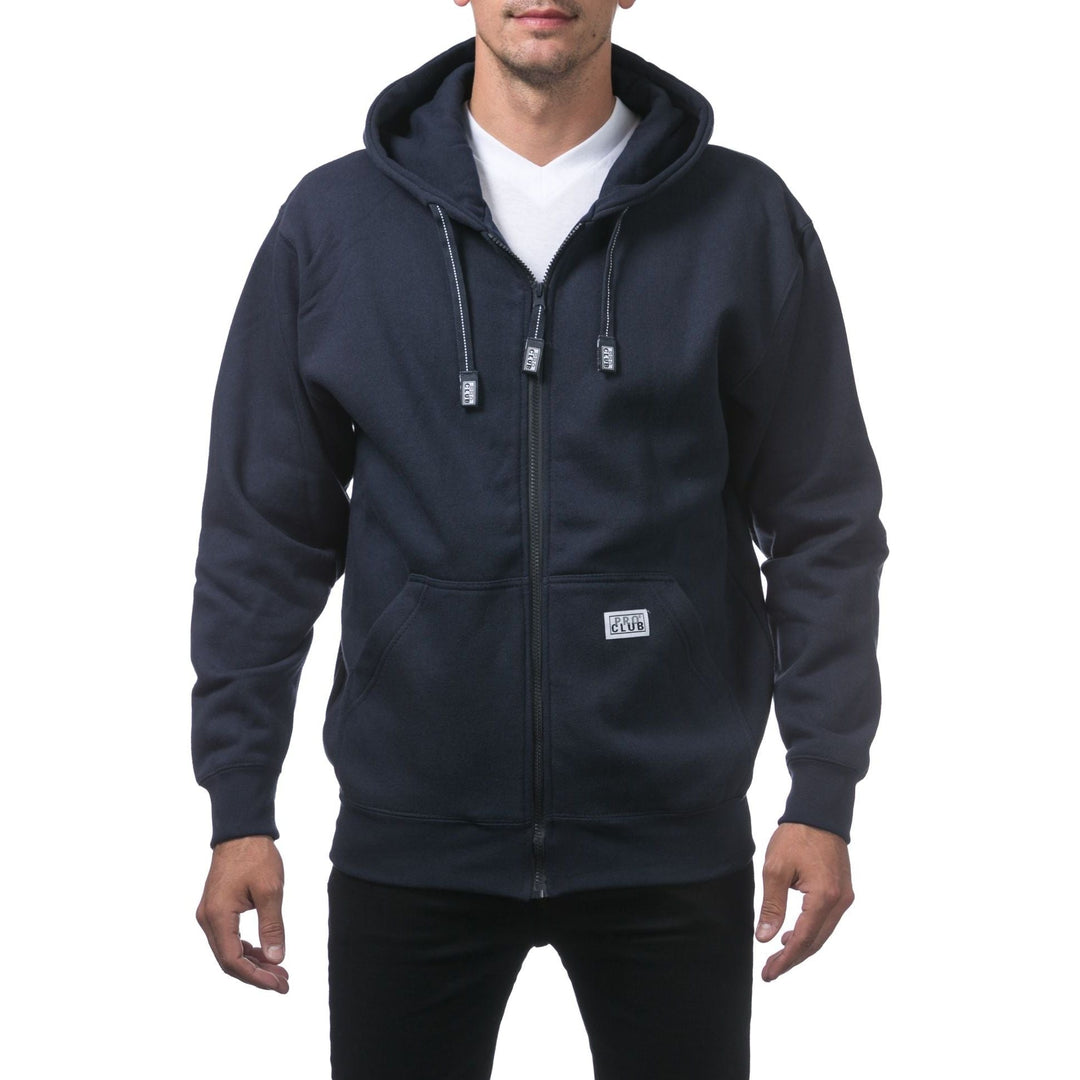 Pro Club Men's Heavyweight Full Zip Fleece Hoodie - SweatshirtPro ClubTheOGshop.com