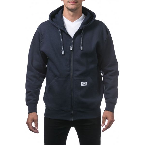 Pro Club Men's Heavyweight Full Zip Fleece Hoodie - SweatshirtPro ClubTheOGshop.com