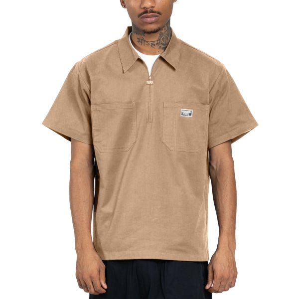 Pro Club Men's Heavyweight Half-Zip Work Shirt - Dress ShirtPro ClubTheOGshop.com