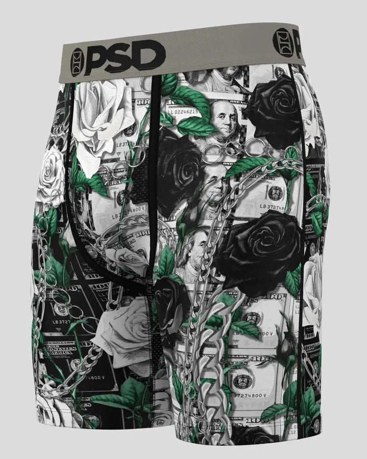 PSD Mamba Adorned Roses Boxer Briefs Underwear - UnderwearPSDTheOGshop.com
