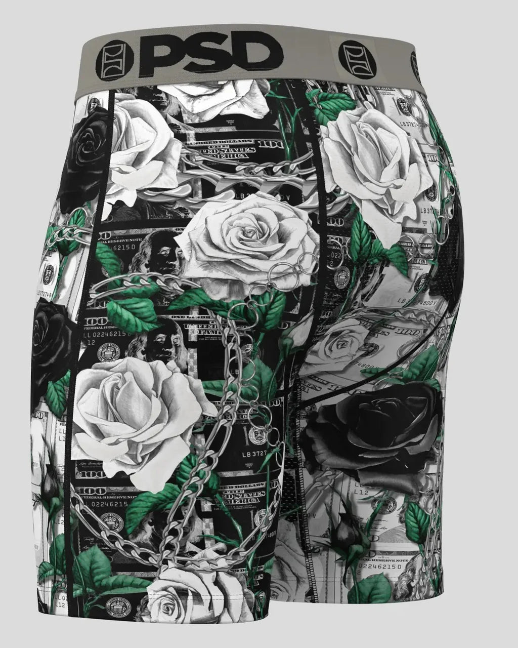 PSD Mamba Adorned Roses Boxer Briefs Underwear - UnderwearPSDTheOGshop.com