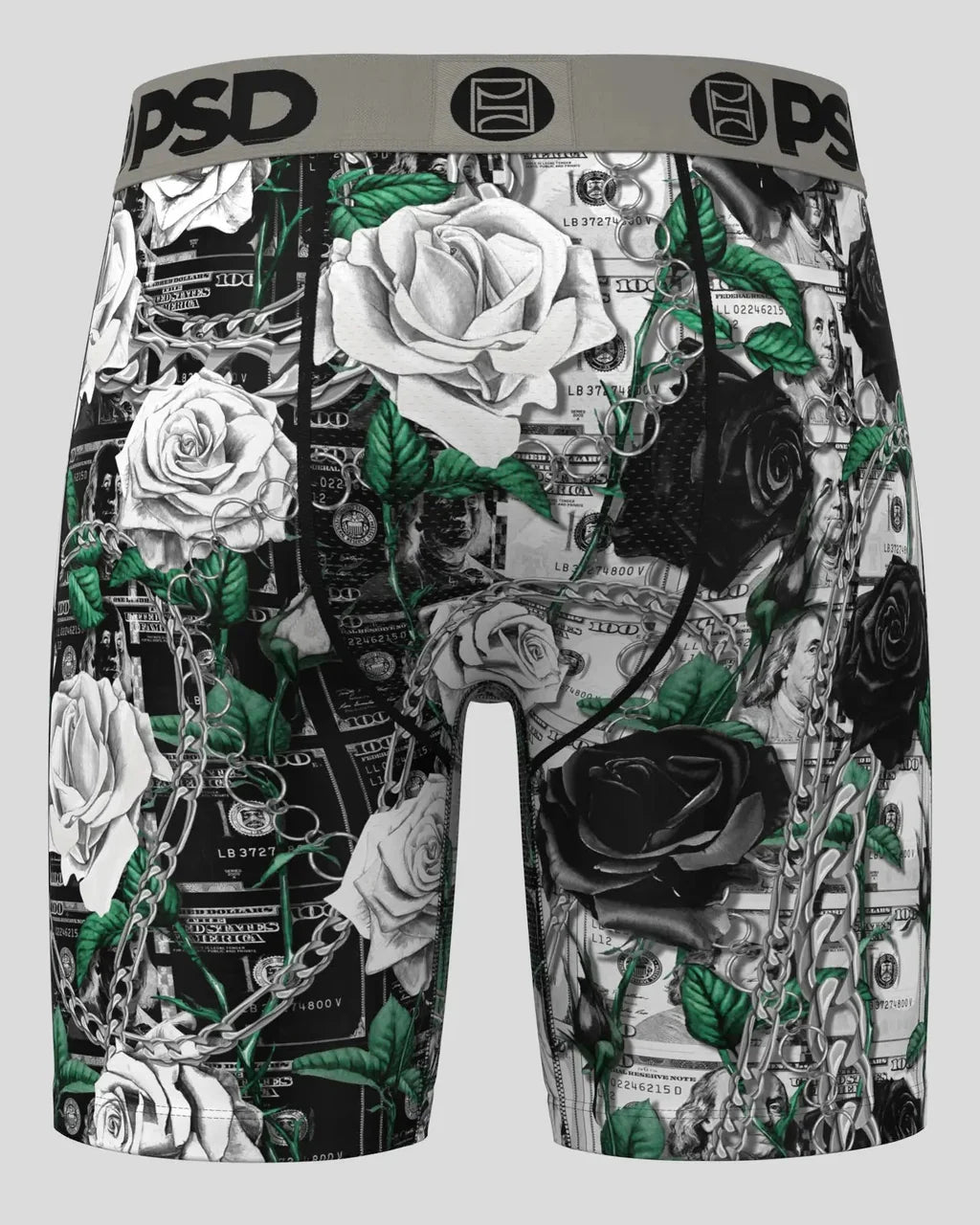 PSD Mamba Adorned Roses Boxer Briefs Underwear - UnderwearPSDTheOGshop.com