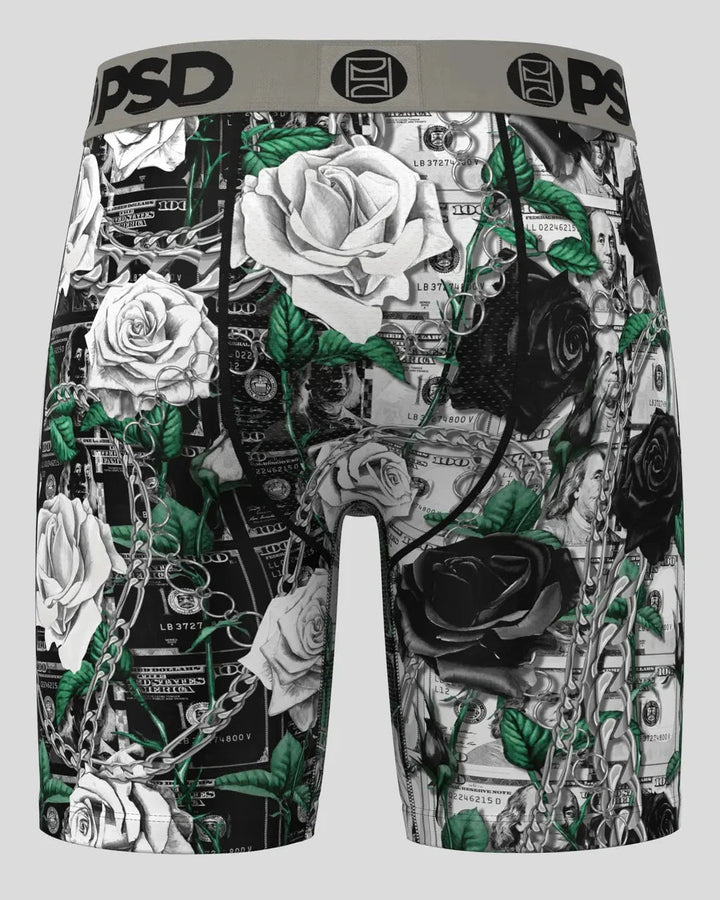 PSD Mamba Adorned Roses Boxer Briefs Underwear - UnderwearPSDTheOGshop.com
