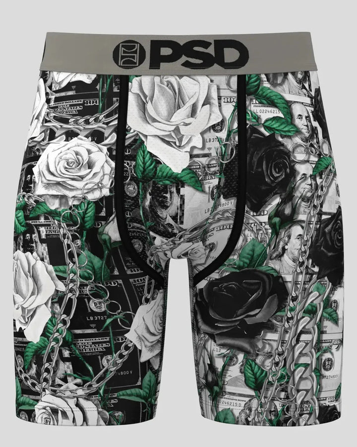 PSD Mamba Adorned Roses Boxer Briefs Underwear - UnderwearPSDTheOGshop.com