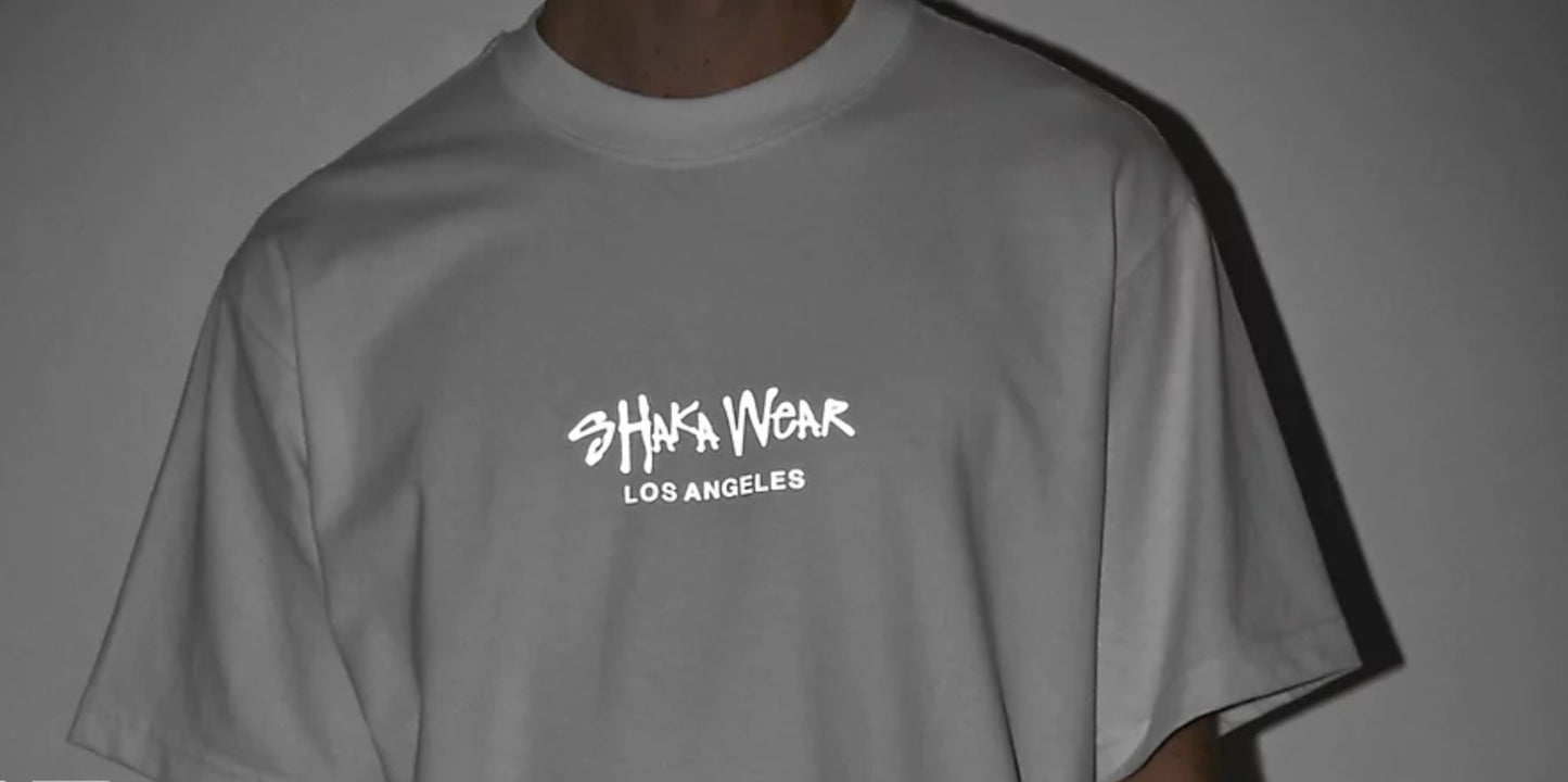 SHAKA 3M REFLECTIVE LOGO MAX HEAVYWEIGHT TEE - ShirtShakaTheOGshop.com