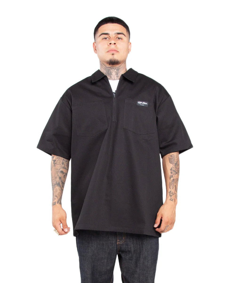 Shaka Half Zip Work Shirt - ShirtShakaTheOGshop.com