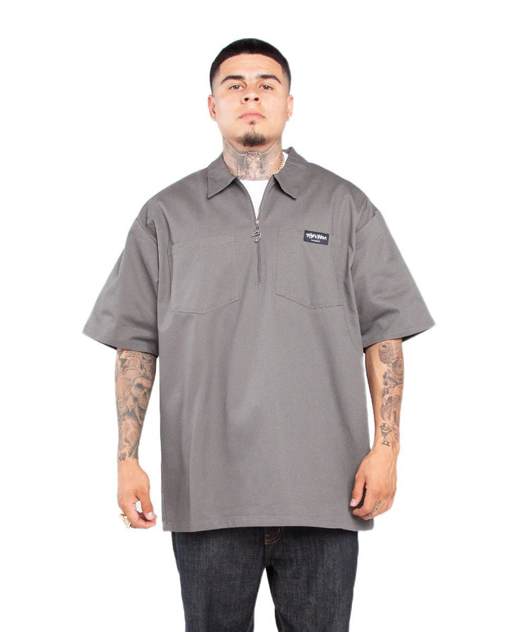 Shaka Half Zip Work Shirt - ShirtShakaTheOGshop.com