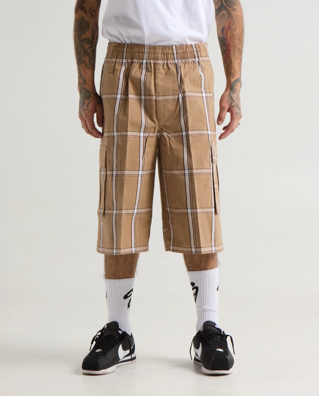 Shaka Plaid Shorts – - Main Image